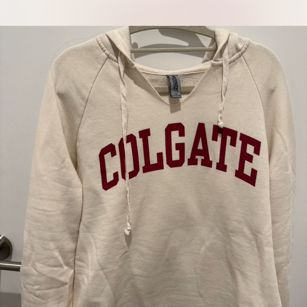 Colgate Cream Split-neck Hoodie